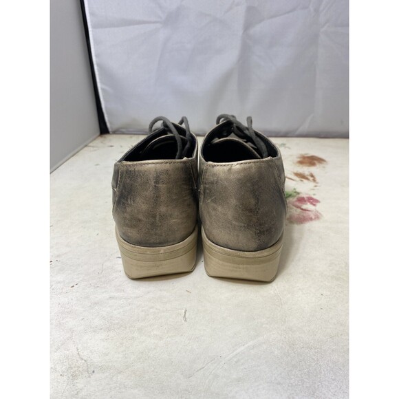 Naot Womens Lace Up Oxford Grey Leather Comfort Shoes Size 40 US 10-10.5 - Picture 4 of 7